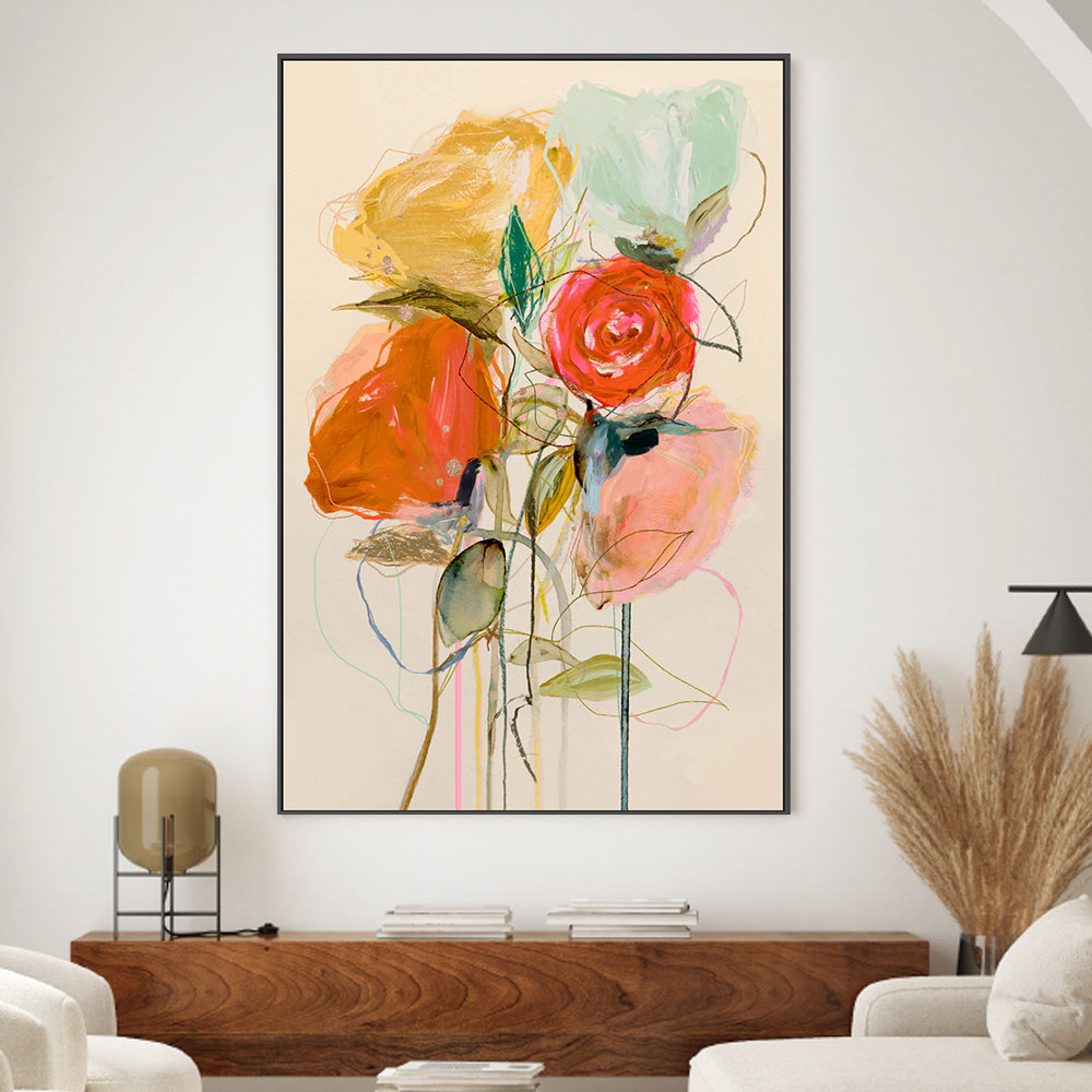 wall-art-print-canvas-poster-framed-Fire And Gold , By Leigh Viner-2