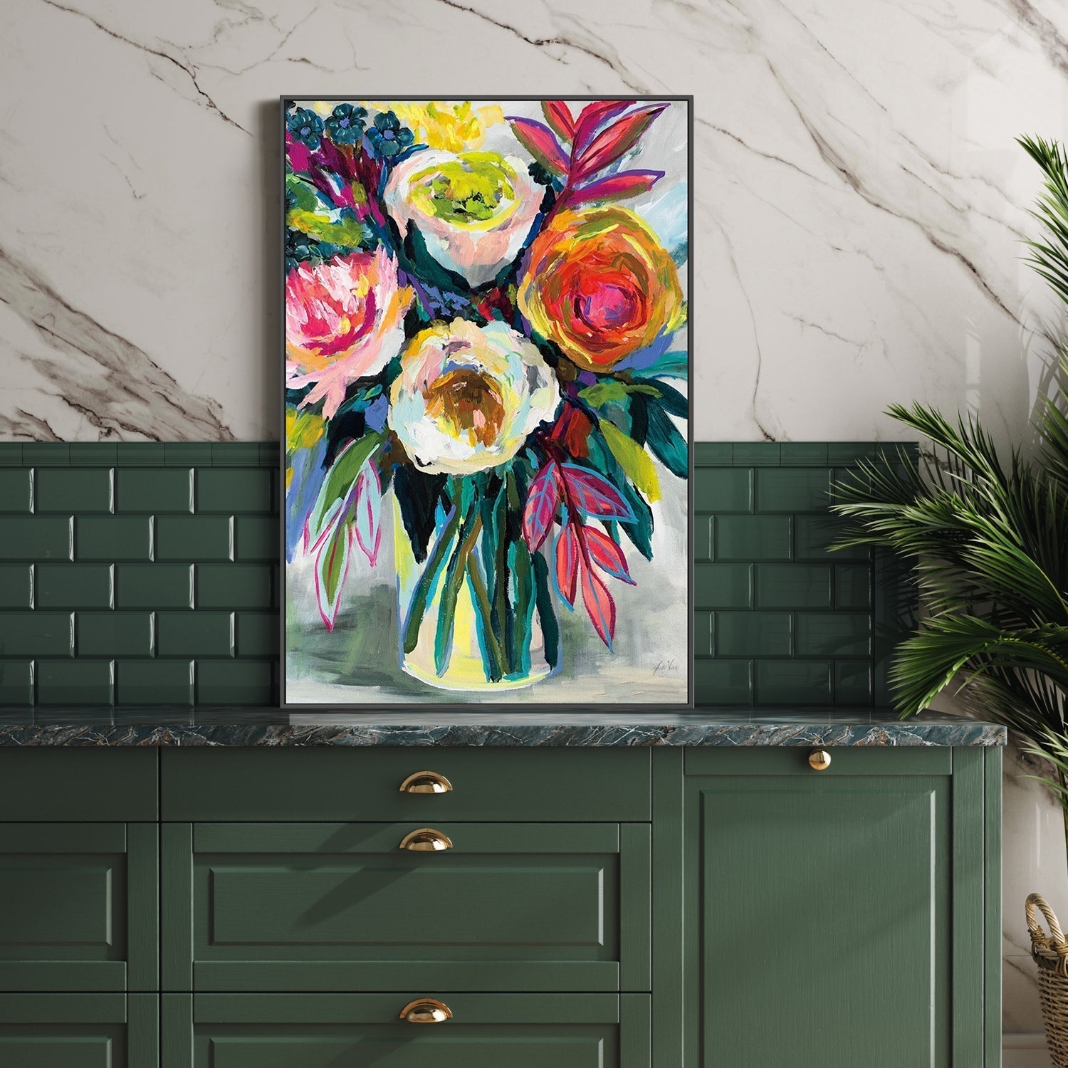 wall-art-print-canvas-poster-framed-First Kiss-by-Jeanette Vertentes-Gioia Wall Art