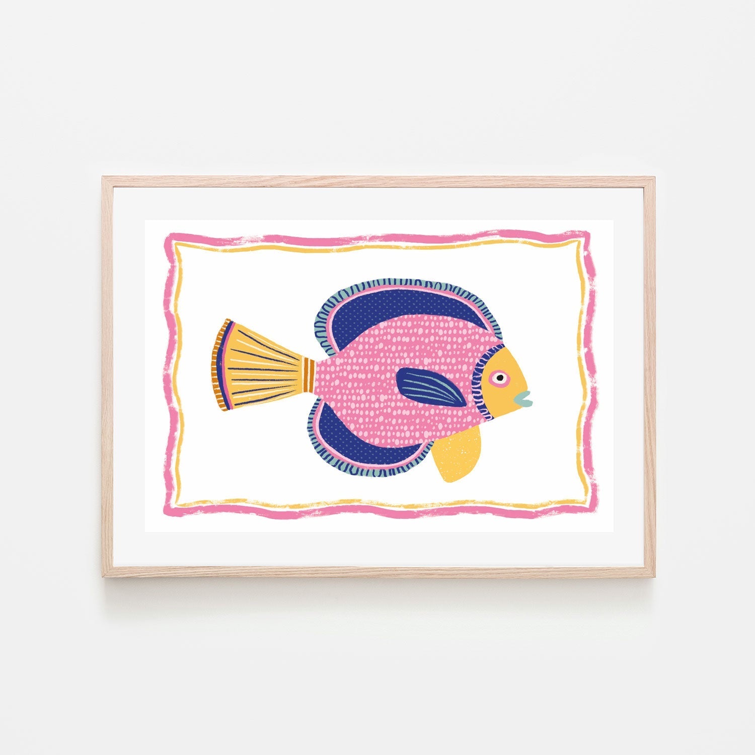 wall-art-print-canvas-poster-framed-Fish, Style C , By Lisa Nohren-6