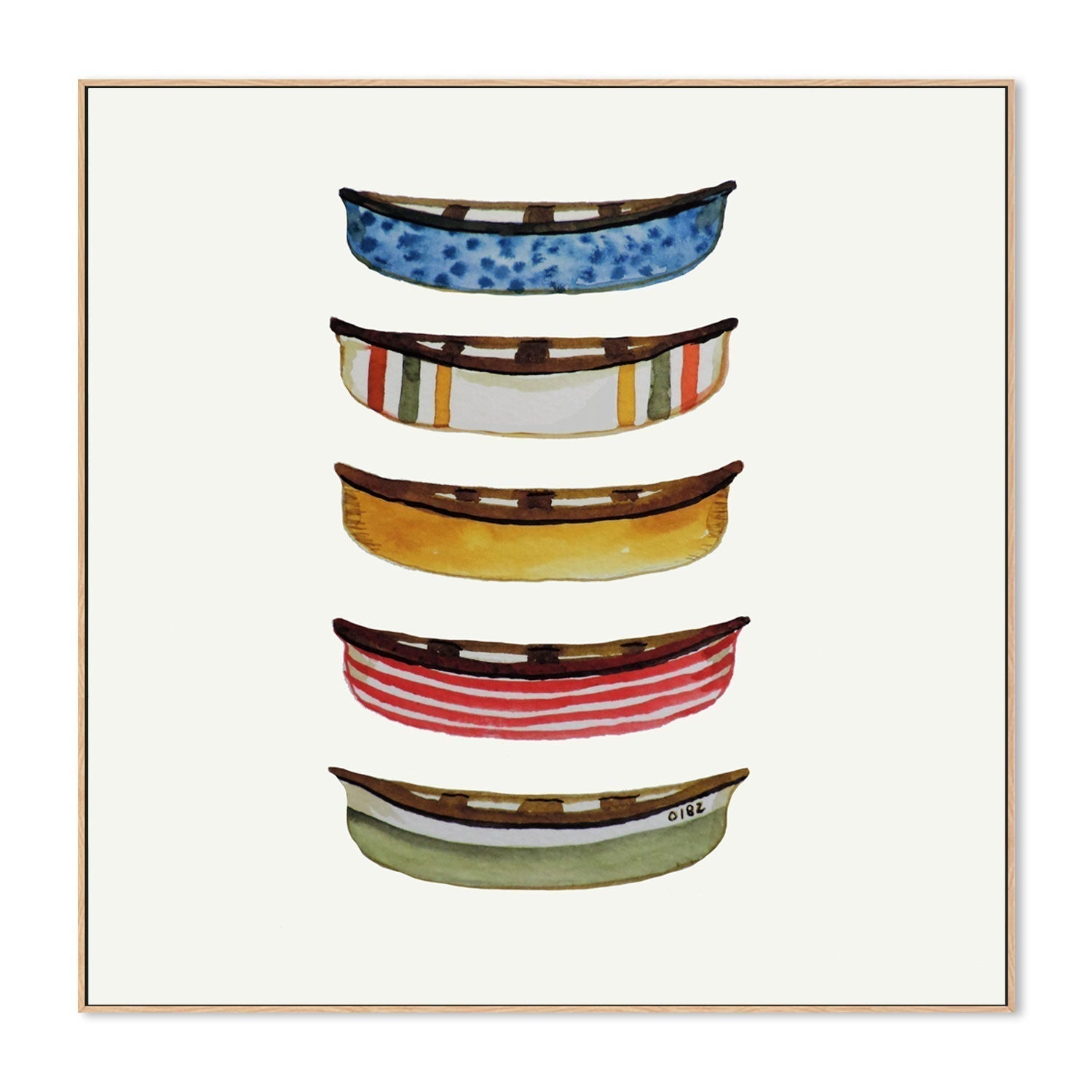 wall-art-print-canvas-poster-framed-Fishing Boat-by-Sylvie Demers-Gioia Wall Art