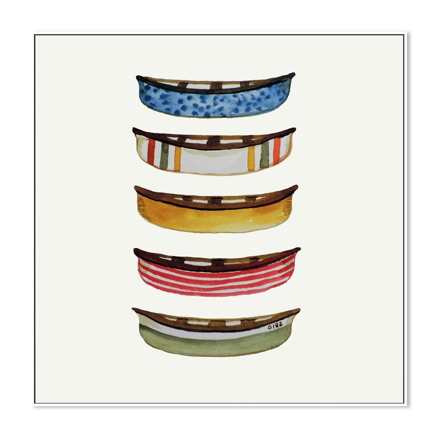 wall-art-print-canvas-poster-framed-Fishing Boat-by-Sylvie Demers-Gioia Wall Art