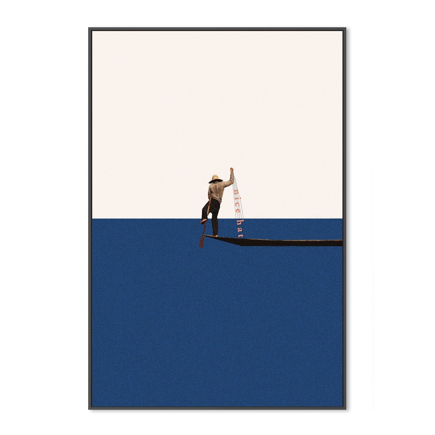 wall-art-print-canvas-poster-framed-Fishing For Words-GIOIA-WALL-ART