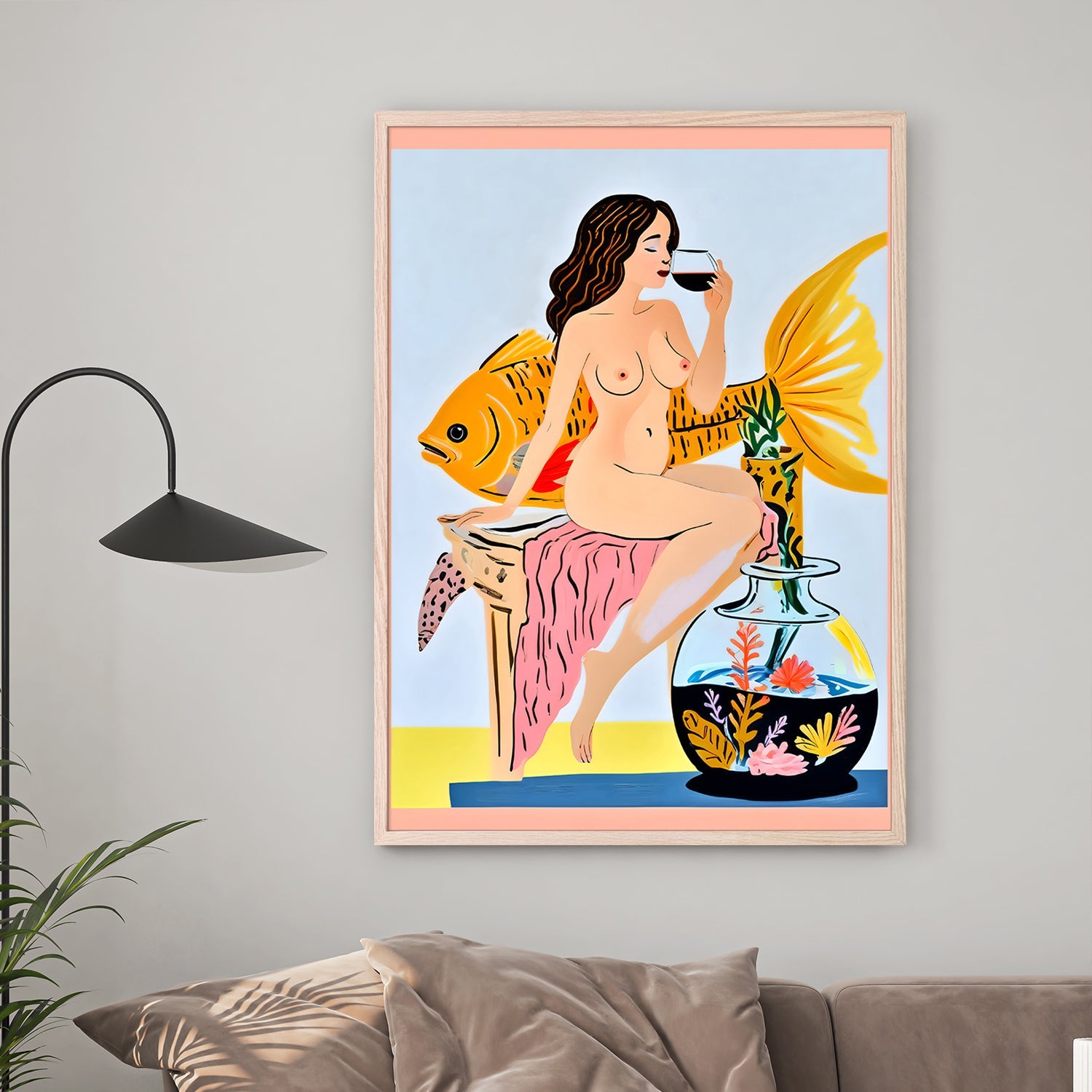 wall-art-print-canvas-poster-framed-Fishy Shananigans-2