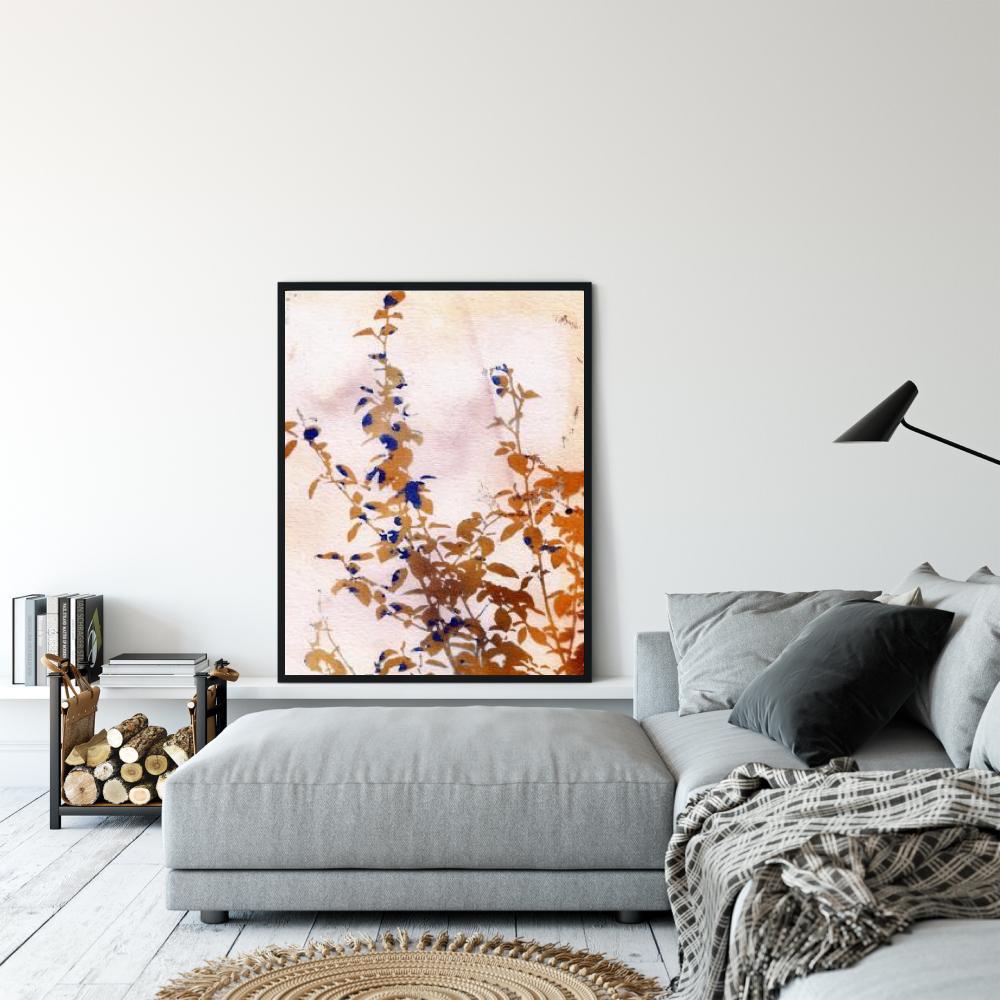 wall-art-print-canvas-poster-framed-Flaming Bouquet-by-Krista Mccurdy-Gioia Wall Art