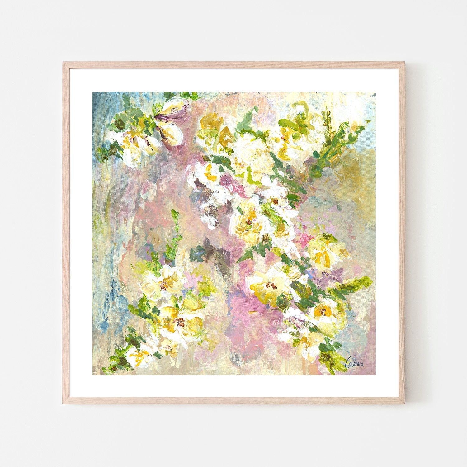 wall-art-print-canvas-poster-framed-Fleur De Jardin, Style C-6