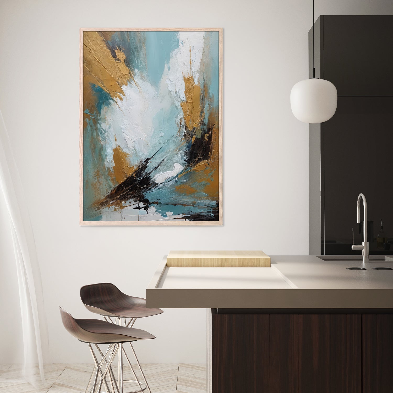 wall-art-print-canvas-poster-framed-flock of swallows-8