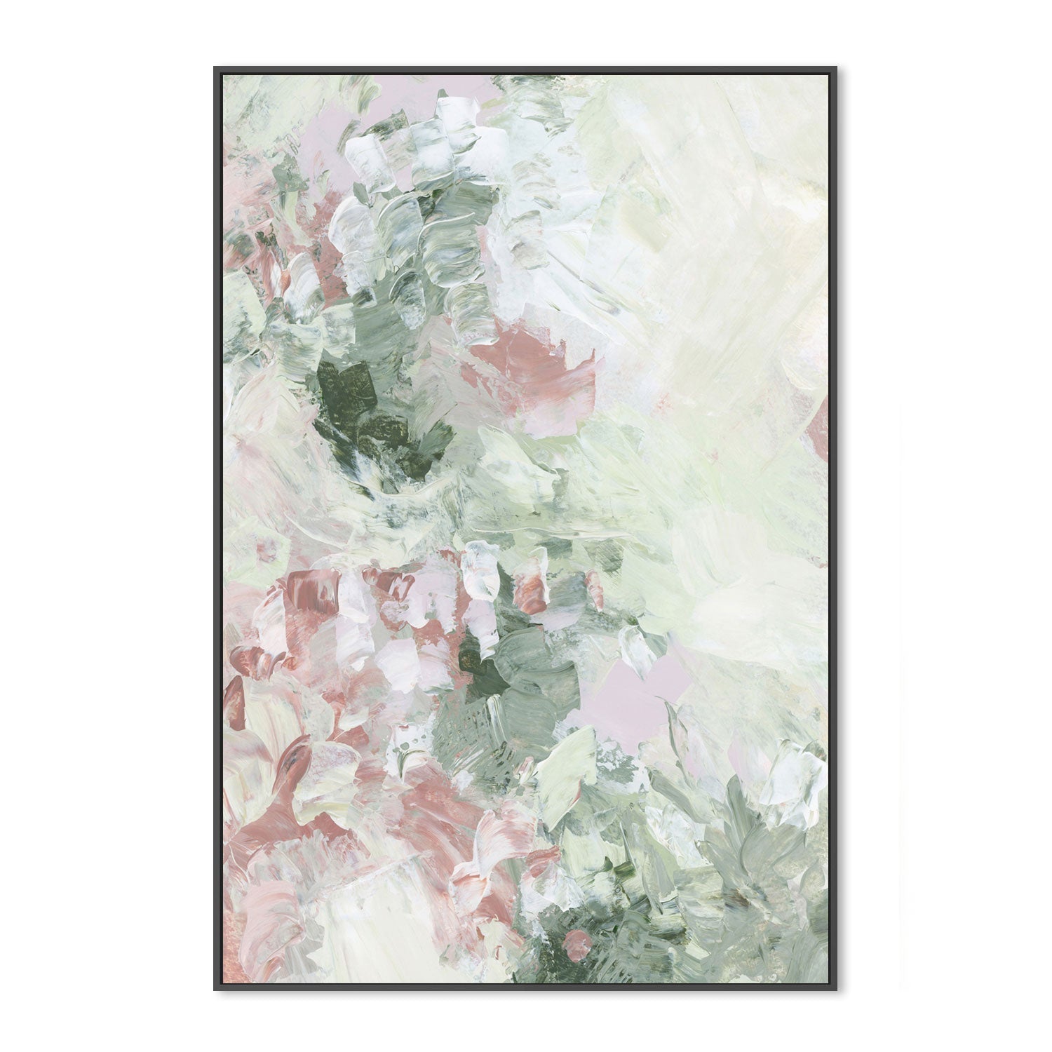 wall-art-print-canvas-poster-framed-Floral Assortment In Pastel, Style E-by-Emily Wood-Gioia Wall Art