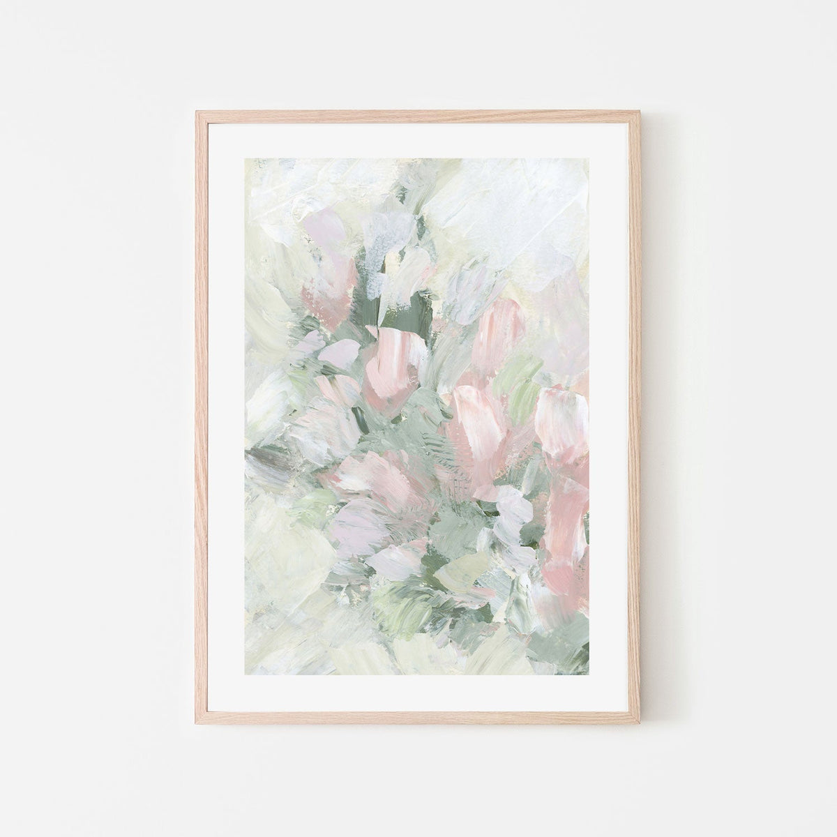 wall-art-print-canvas-poster-framed-Floral Assortment In Pastel, Style K-by-Emily Wood-Gioia Wall Art