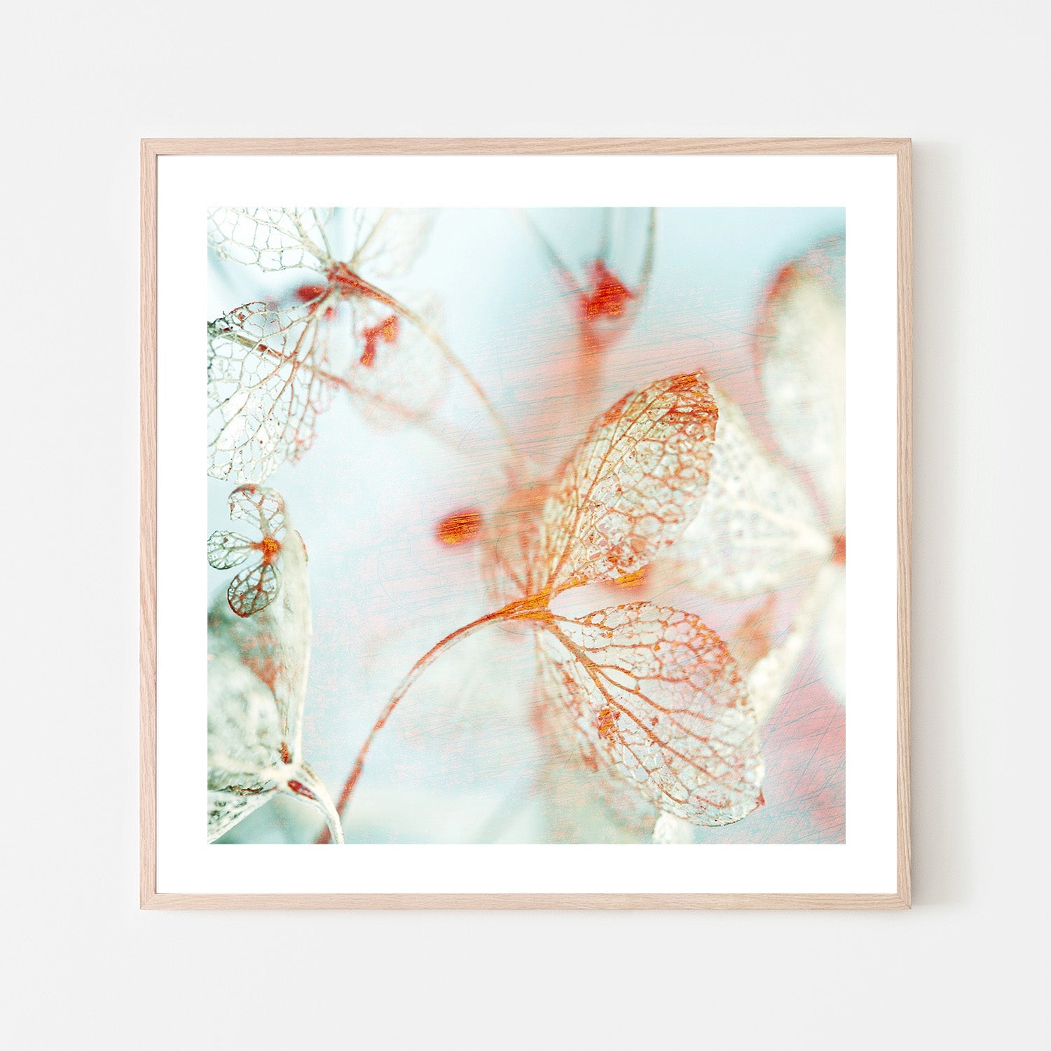 wall-art-print-canvas-poster-framed-Floral Blues, Style B-6