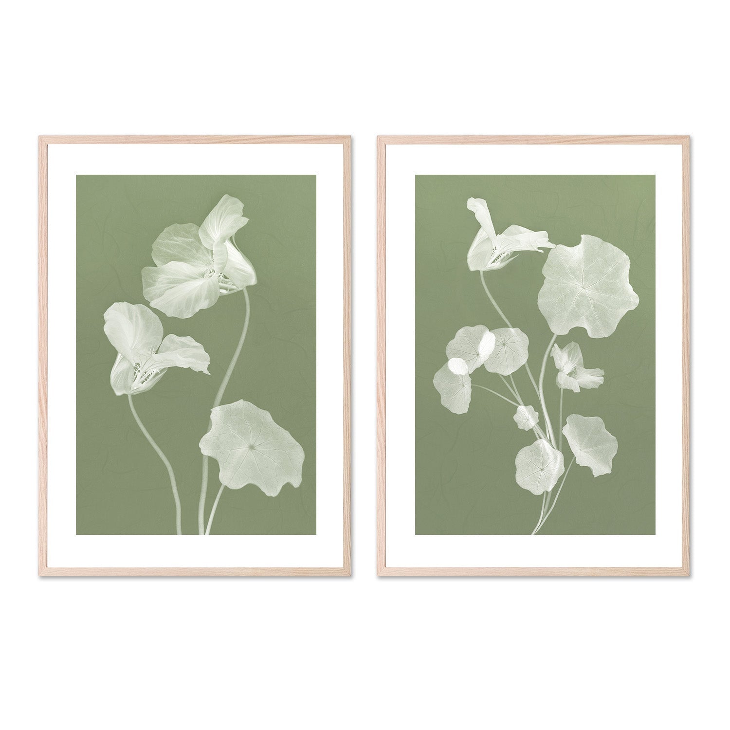 wall-art-print-canvas-poster-framed-Floral Dancer, Style A & B, Set Of 2 , By Leda Robertson-6