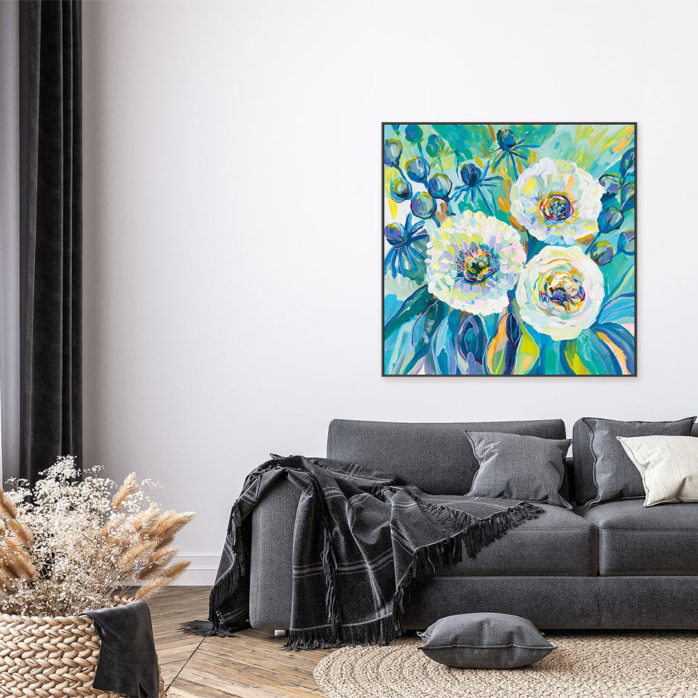 wall-art-print-canvas-poster-framed-Floral Elation-by-Jeanette Vertentes-Gioia Wall Art