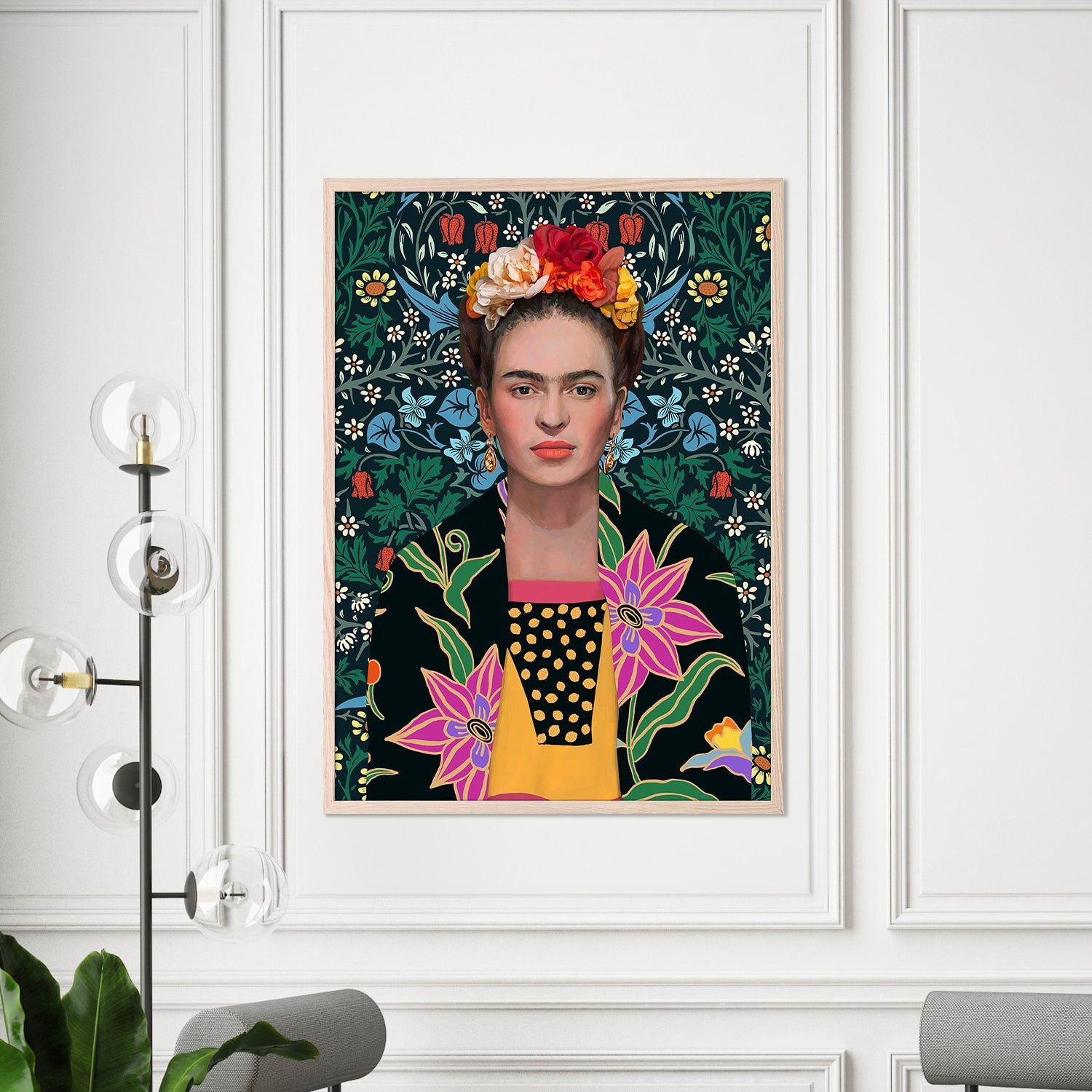 wall-art-print-canvas-poster-framed-Floral Essence-2