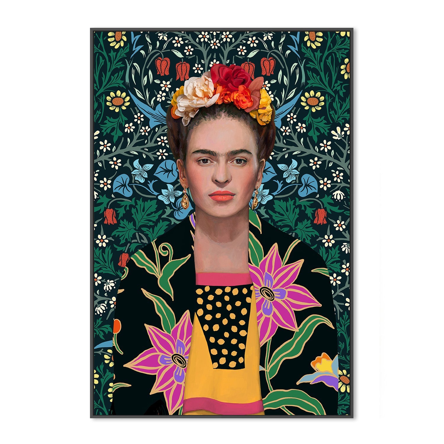 wall-art-print-canvas-poster-framed-Floral Essence-3