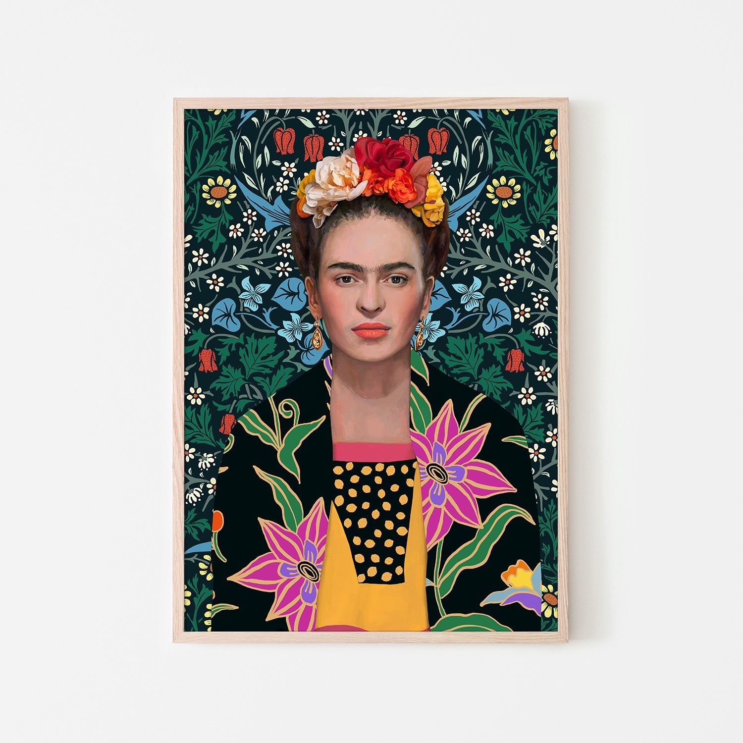 wall-art-print-canvas-poster-framed-Floral Essence-6