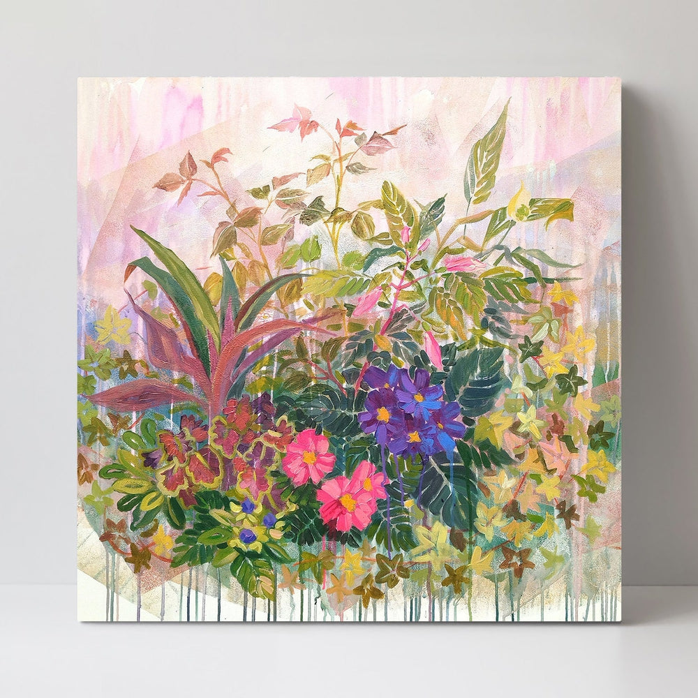 wall-art-print-canvas-poster-framed-Floral Garden Mix-by-Ekaterina Prisich-Gioia Wall Art