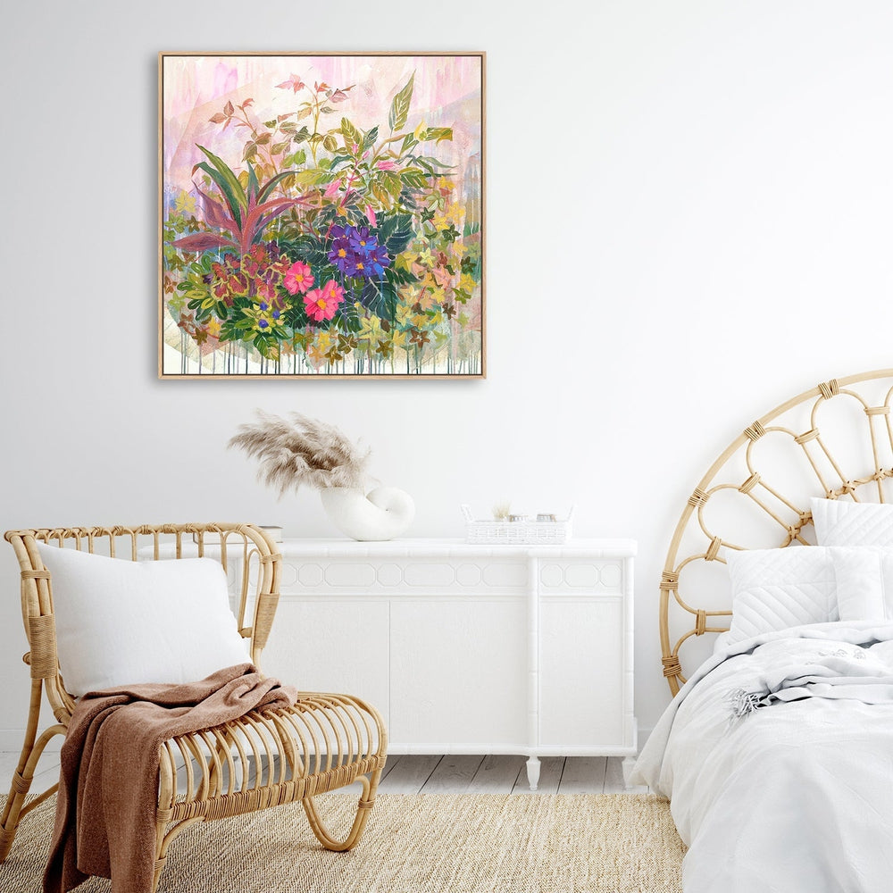 wall-art-print-canvas-poster-framed-Floral Garden Mix-by-Ekaterina Prisich-Gioia Wall Art