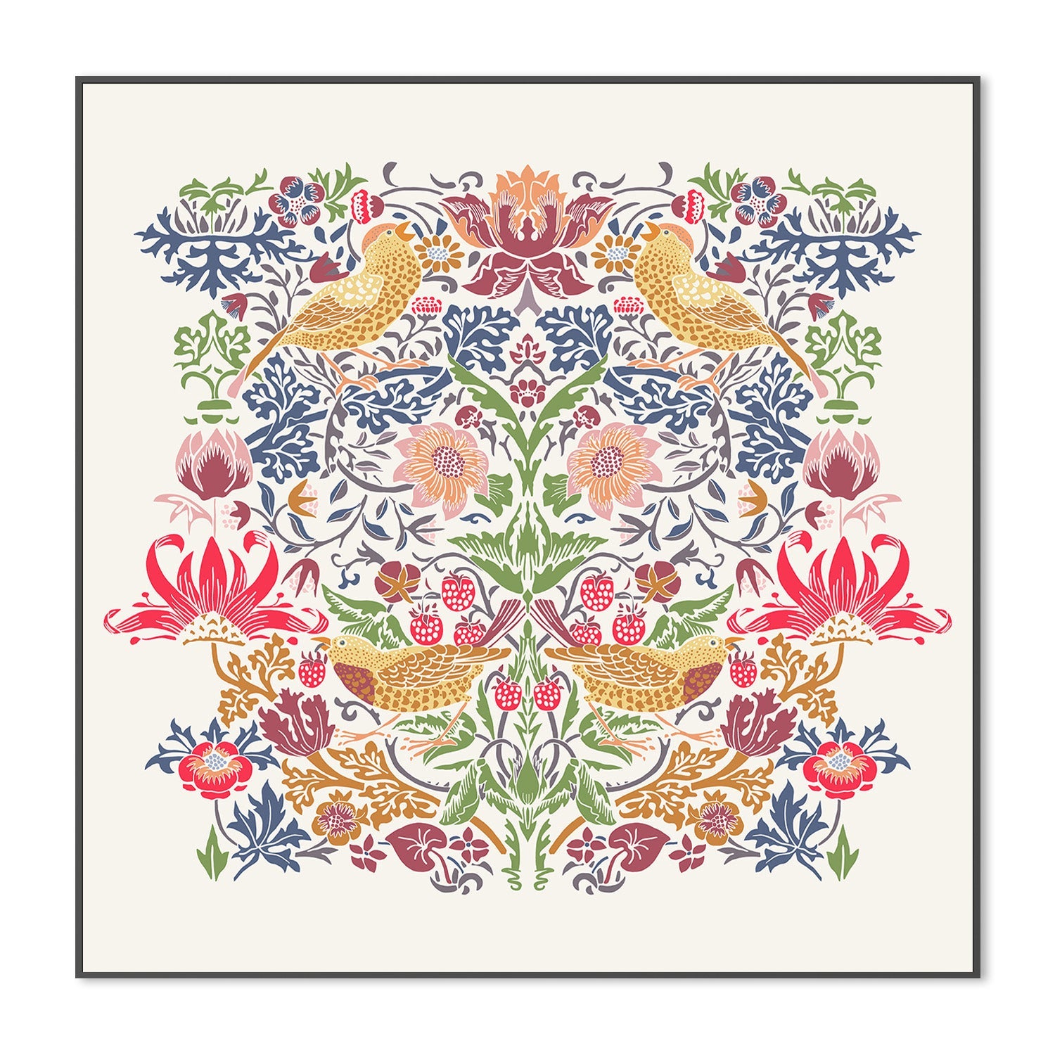 wall-art-print-canvas-poster-framed-Floral Harmony-3