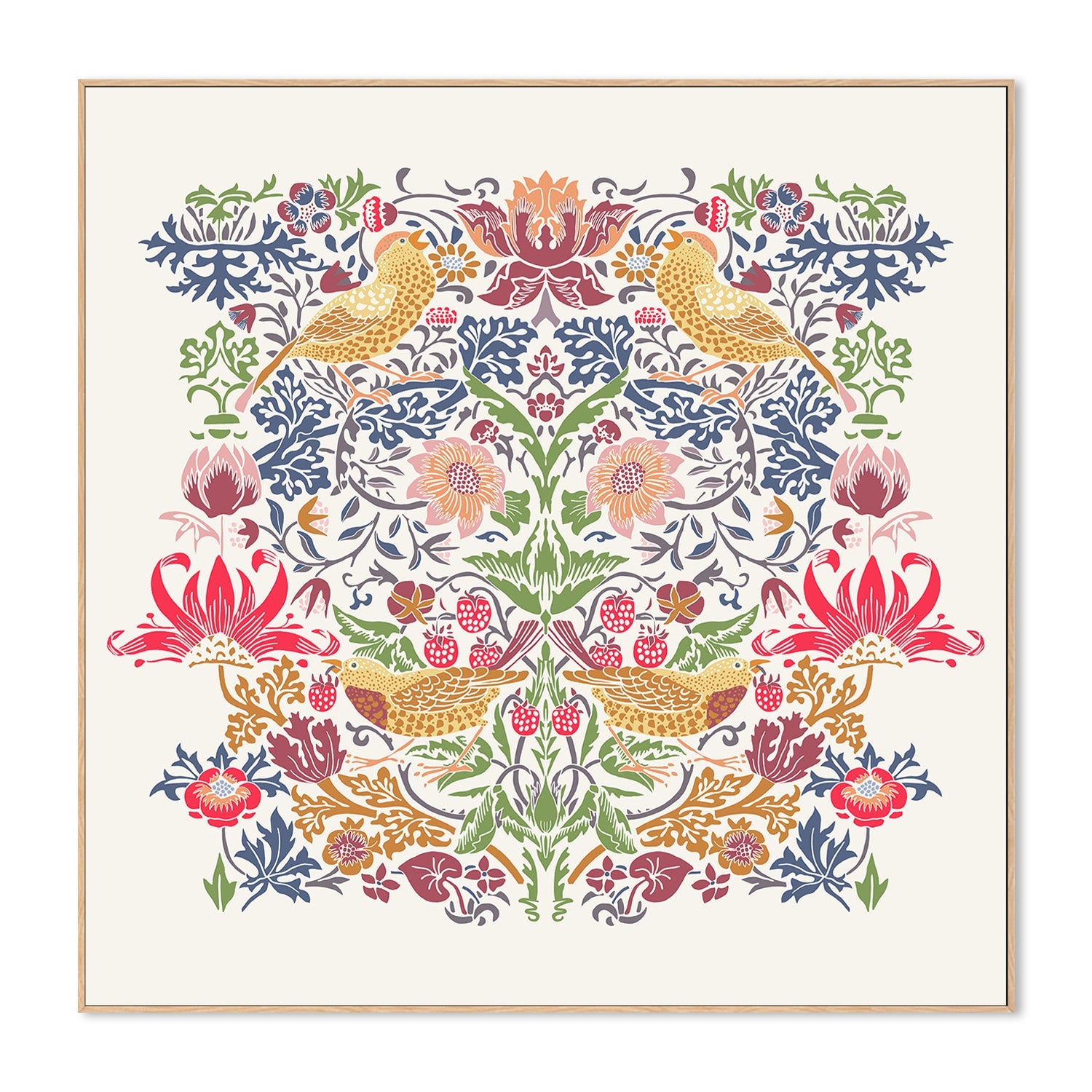 wall-art-print-canvas-poster-framed-Floral Harmony-4