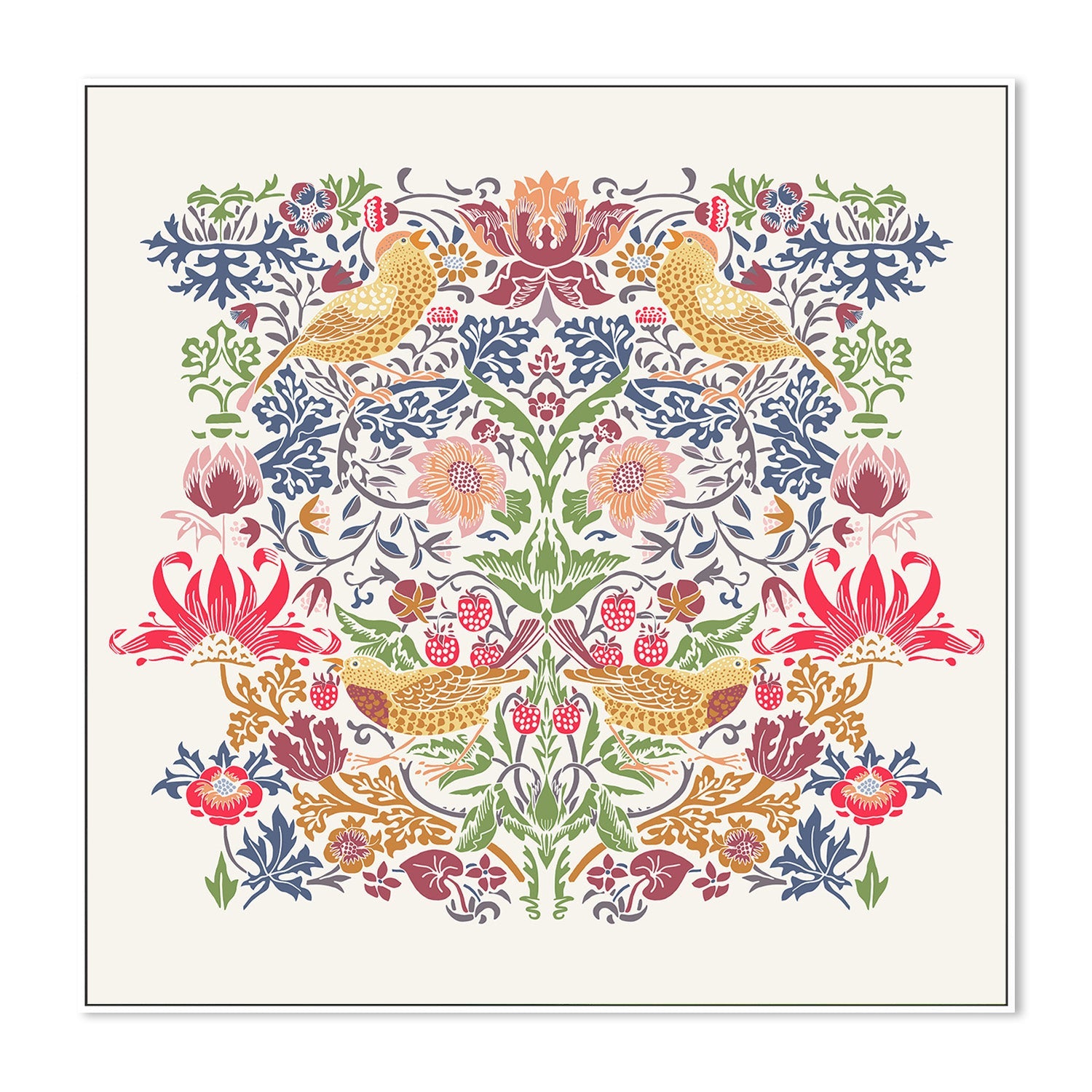 wall-art-print-canvas-poster-framed-Floral Harmony-5