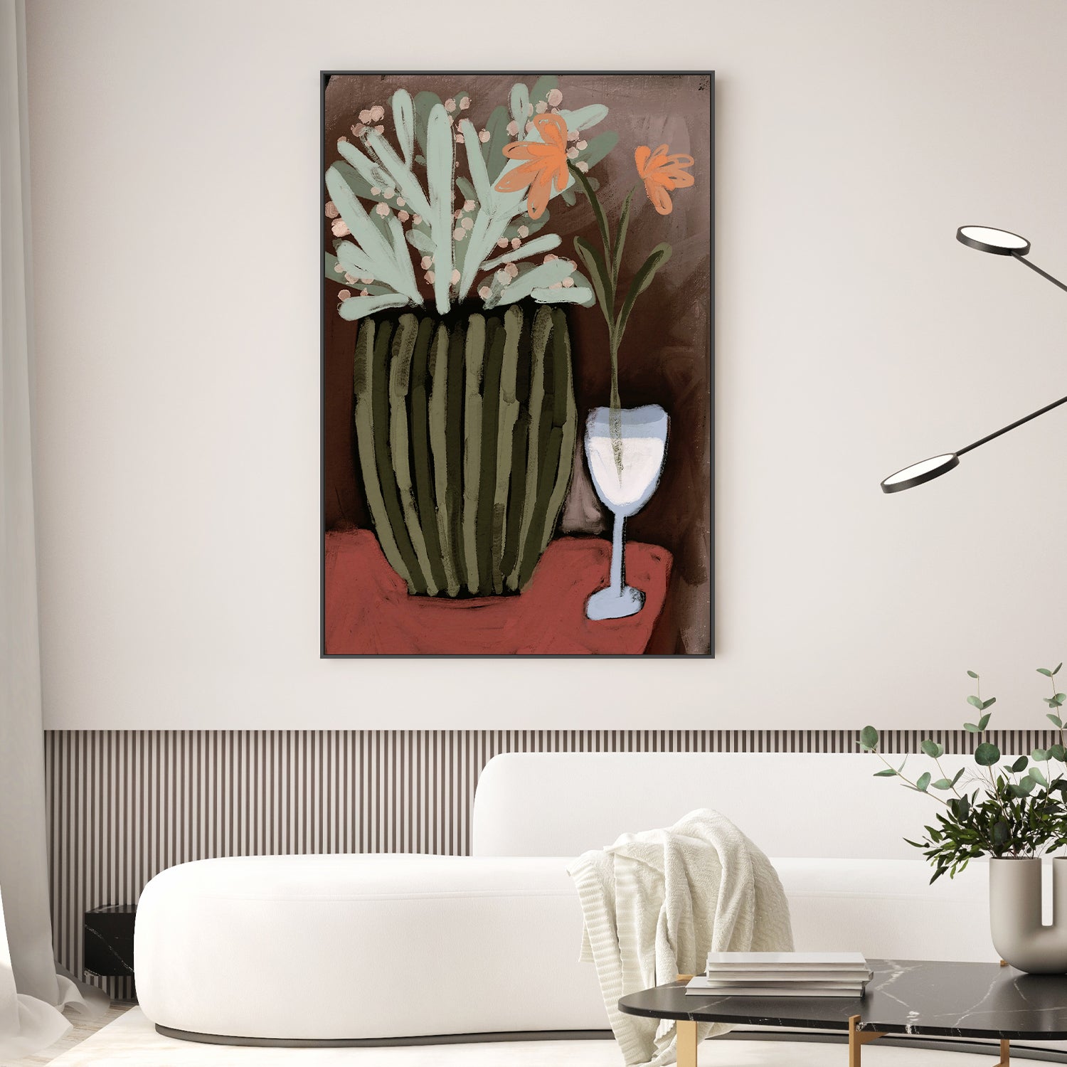 wall-art-print-canvas-poster-framed-Floral Harmony-7