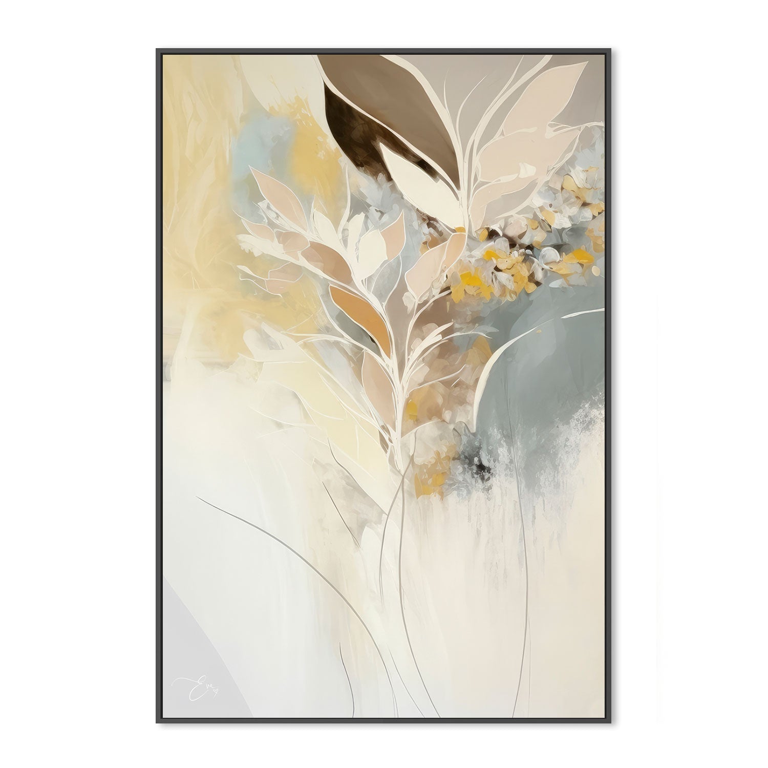 wall-art-print-canvas-poster-framed-Floral Illusions, Style A , By Bella Eve-GIOIA-WALL-ART