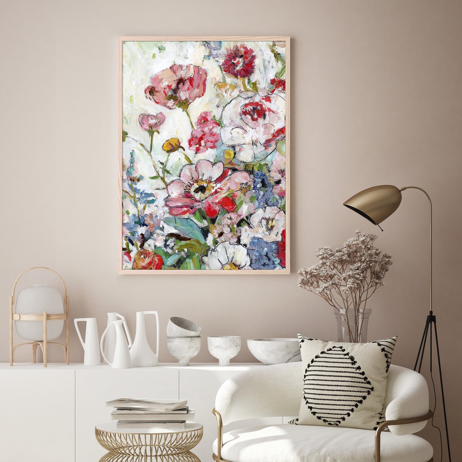 wall-art-print-canvas-poster-framed-Floral Whispers-8