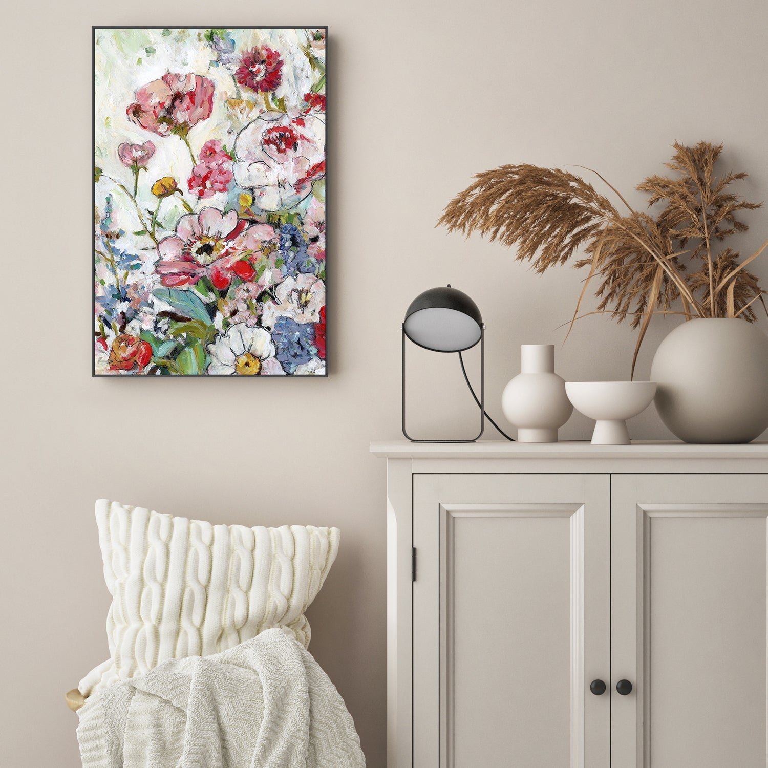 wall-art-print-canvas-poster-framed-Floral Whispers-9