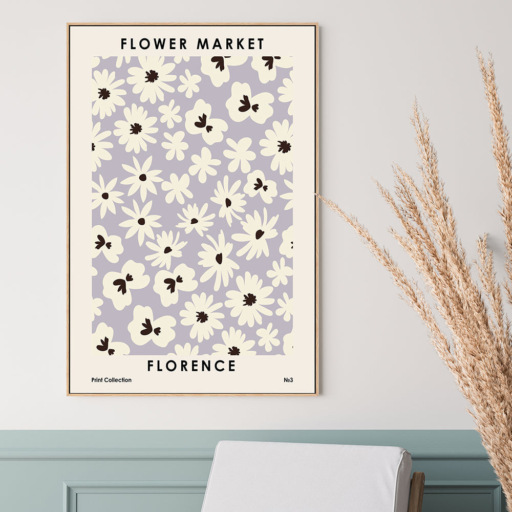 wall-art-print-canvas-poster-framed-Florence Flower Market-GIOIA-WALL-ART