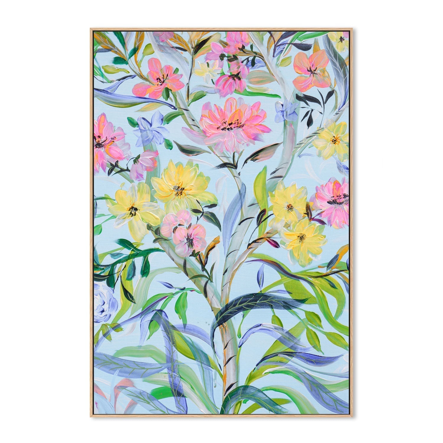 wall-art-print-canvas-poster-framed-Flores De Colores , By Nadar Musa-GIOIA-WALL-ART