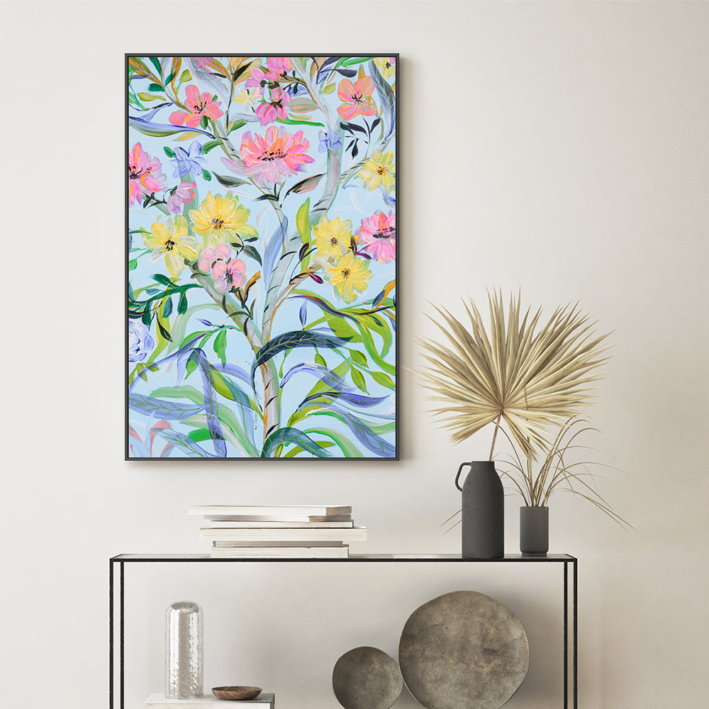 wall-art-print-canvas-poster-framed-Flores De Colores , By Nadar Musa-GIOIA-WALL-ART