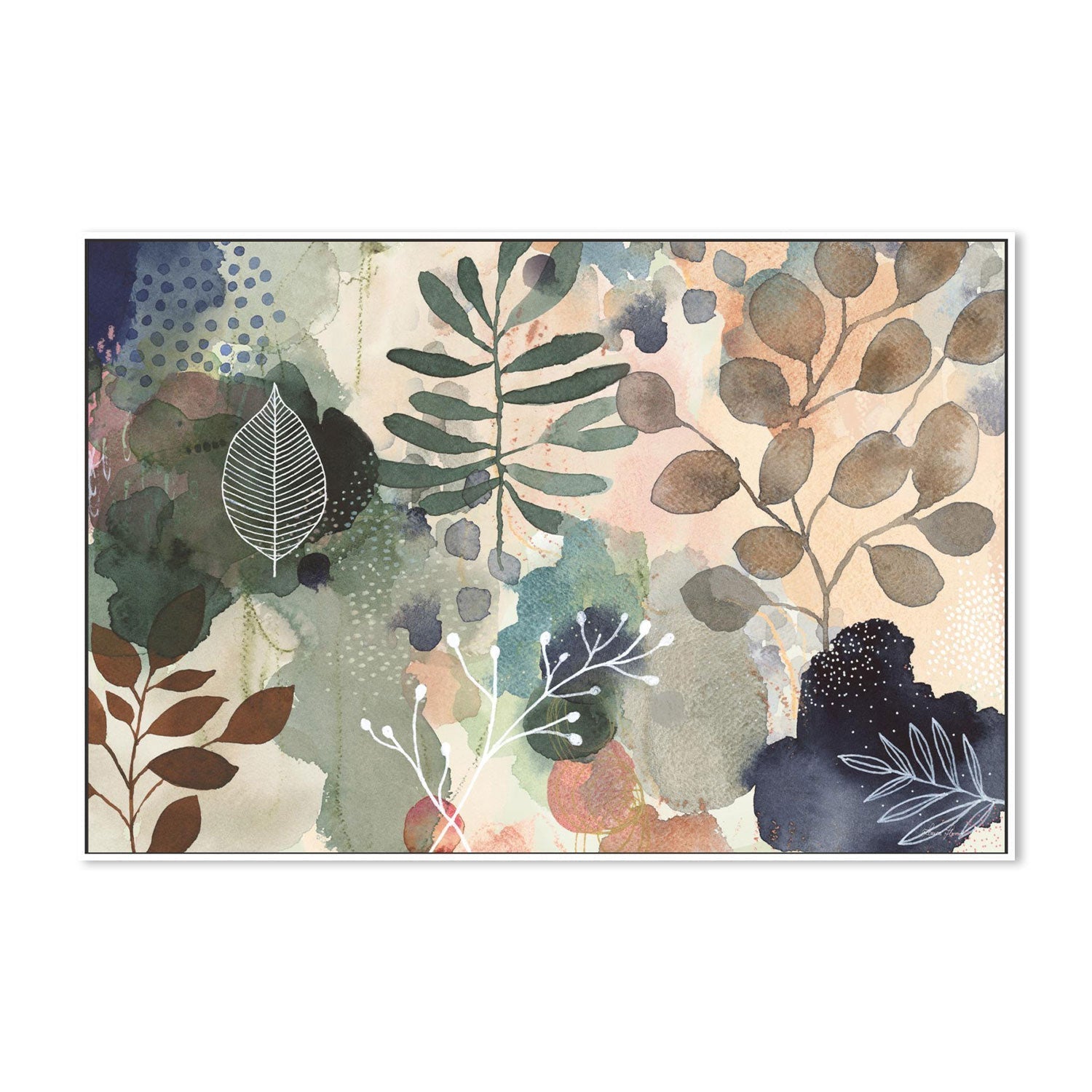 wall-art-print-canvas-poster-framed-Flourish and Flow-by-Laura Horn-Gioia Wall Art