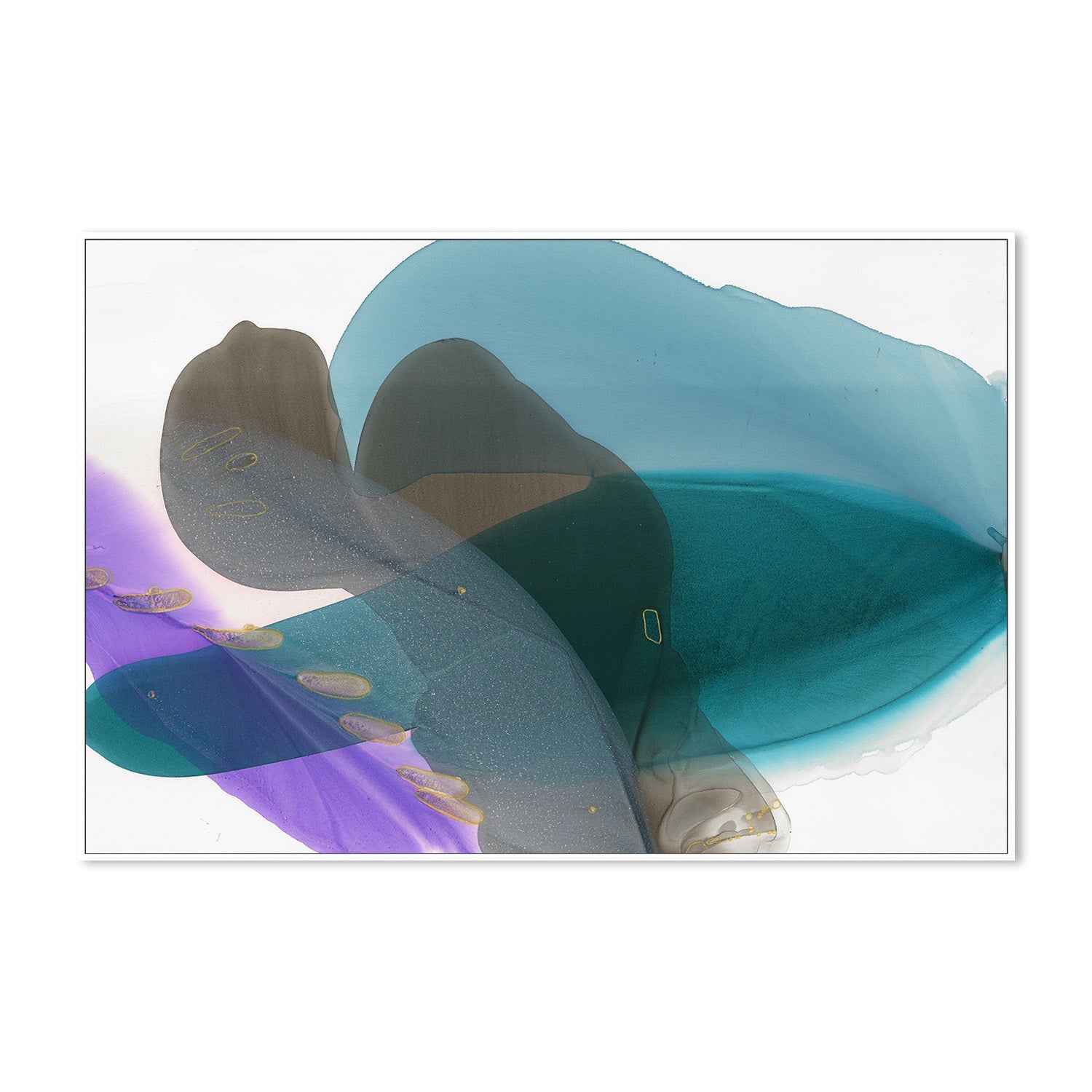 wall-art-print-canvas-poster-framed-Flow of Tranquil Colors-5