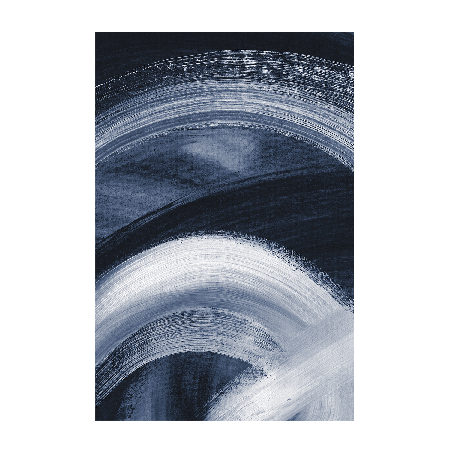 wall-art-print-canvas-poster-framed-Flow States Navy, Style B , By Danushka Abeygoda-1