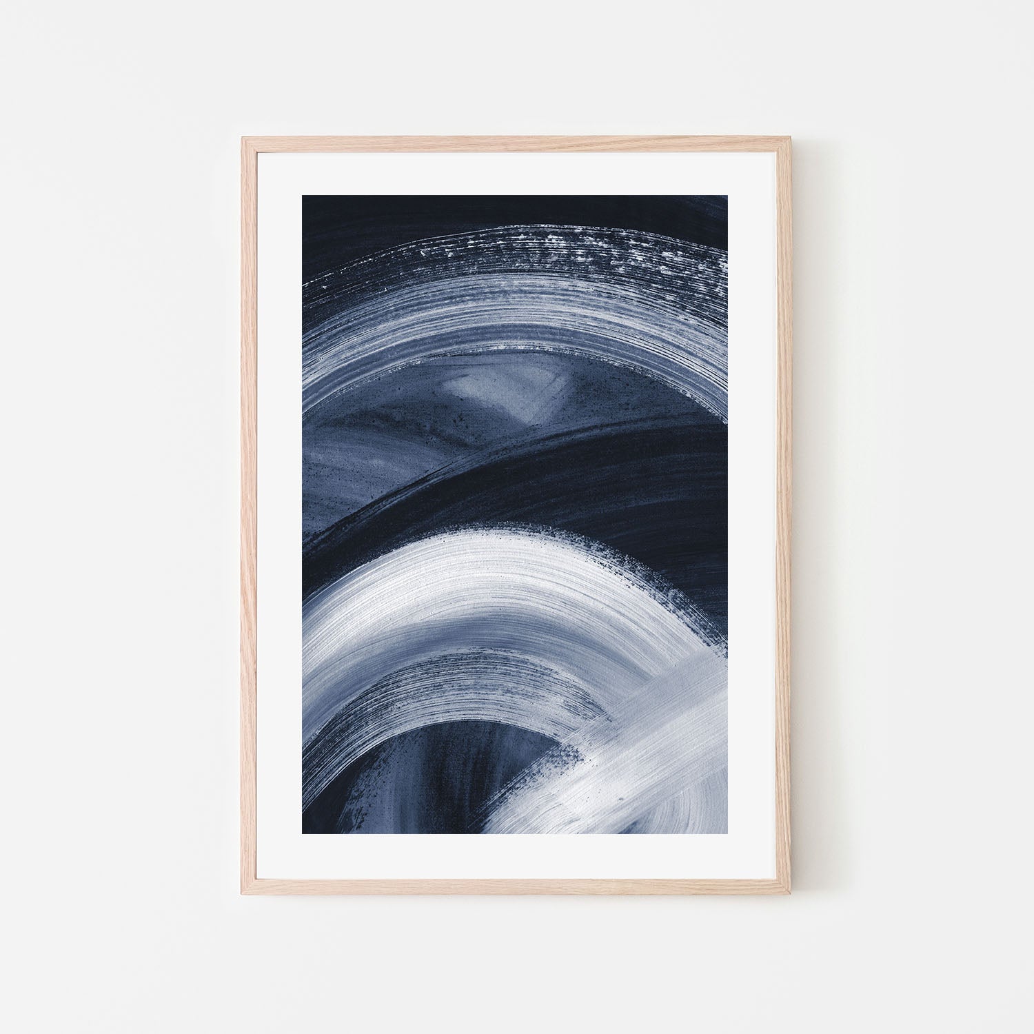 wall-art-print-canvas-poster-framed-Flow States Navy, Style B , By Danushka Abeygoda-6