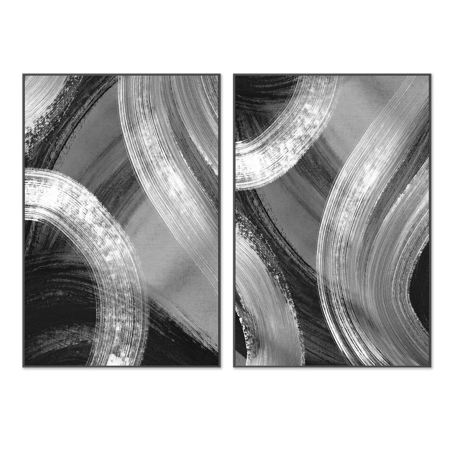 wall-art-print-canvas-poster-framed-Flow States, Style A & B, Set Of 2 , By Danushka Abeygoda-3