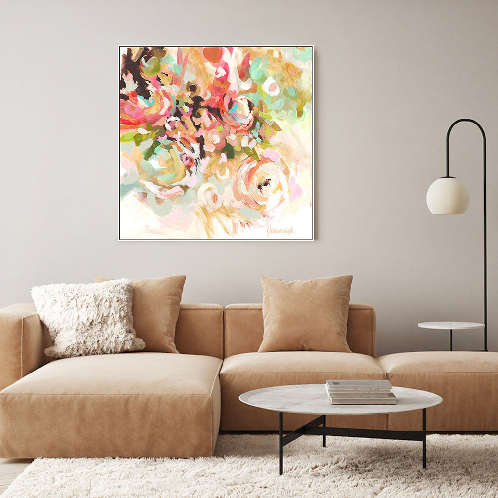 wall-art-print-canvas-poster-framed-Flower Abstract , By Jenny Westenhofer Art-7