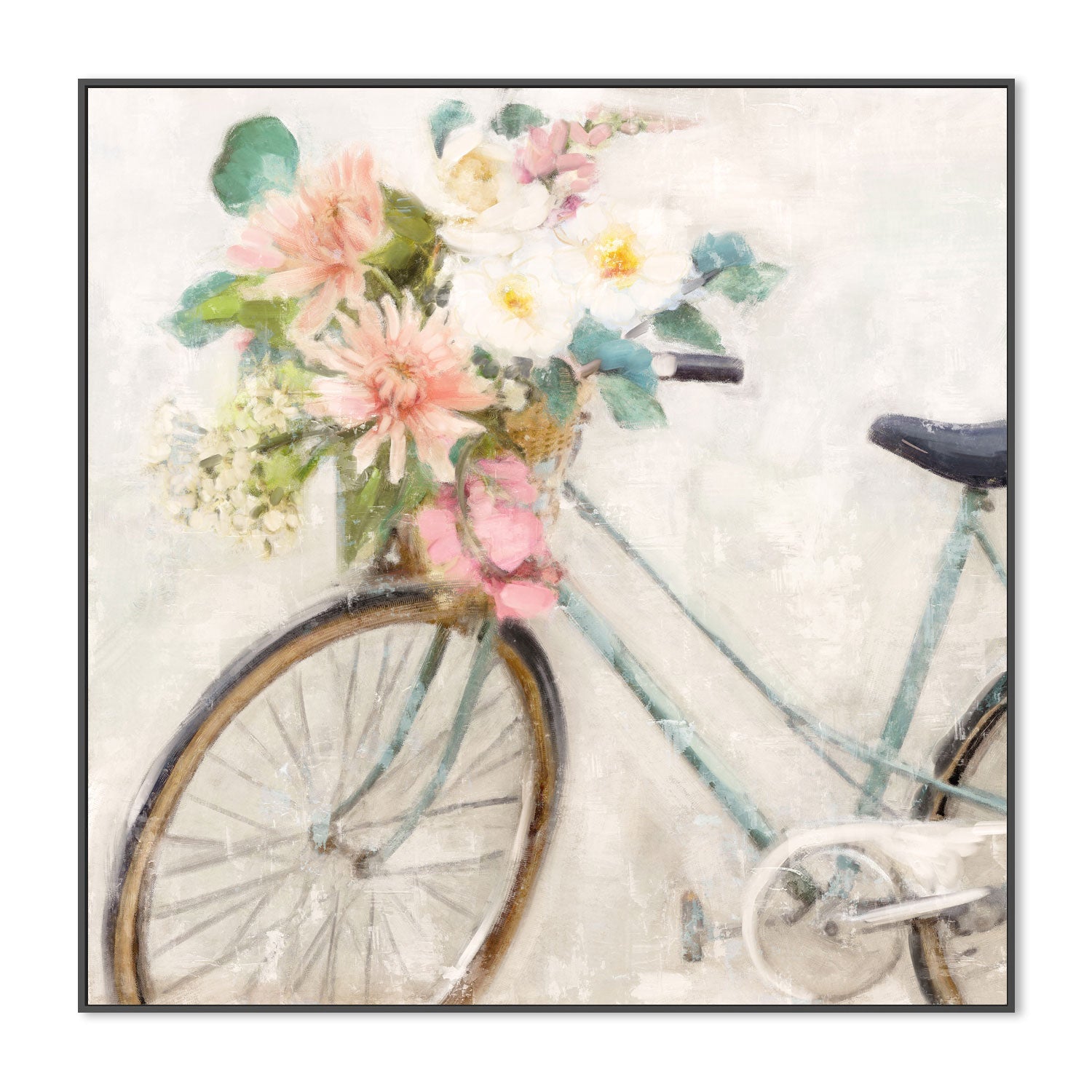 wall-art-print-canvas-poster-framed-Flower Bike, Style A , By Nina Blue-3