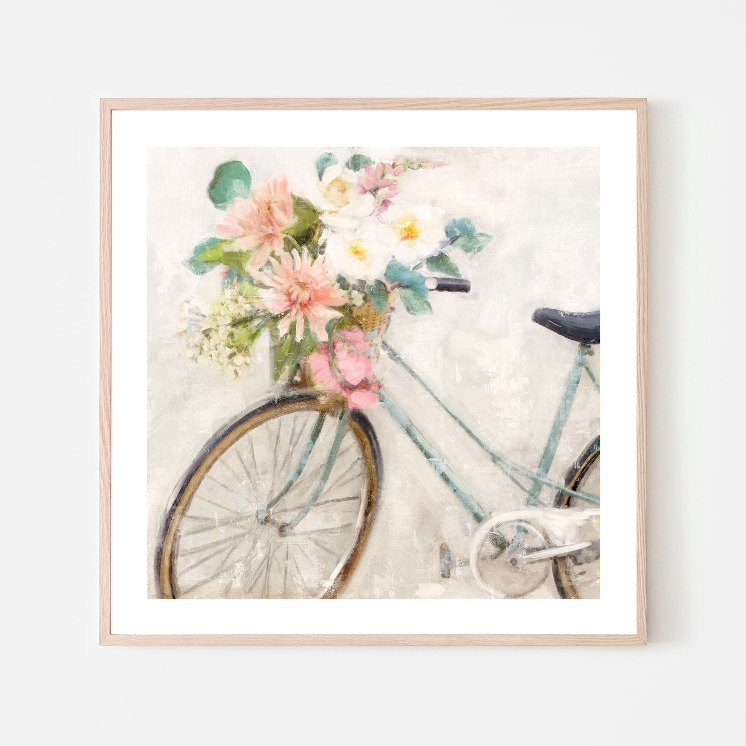 wall-art-print-canvas-poster-framed-Flower Bike, Style A , By Nina Blue-6