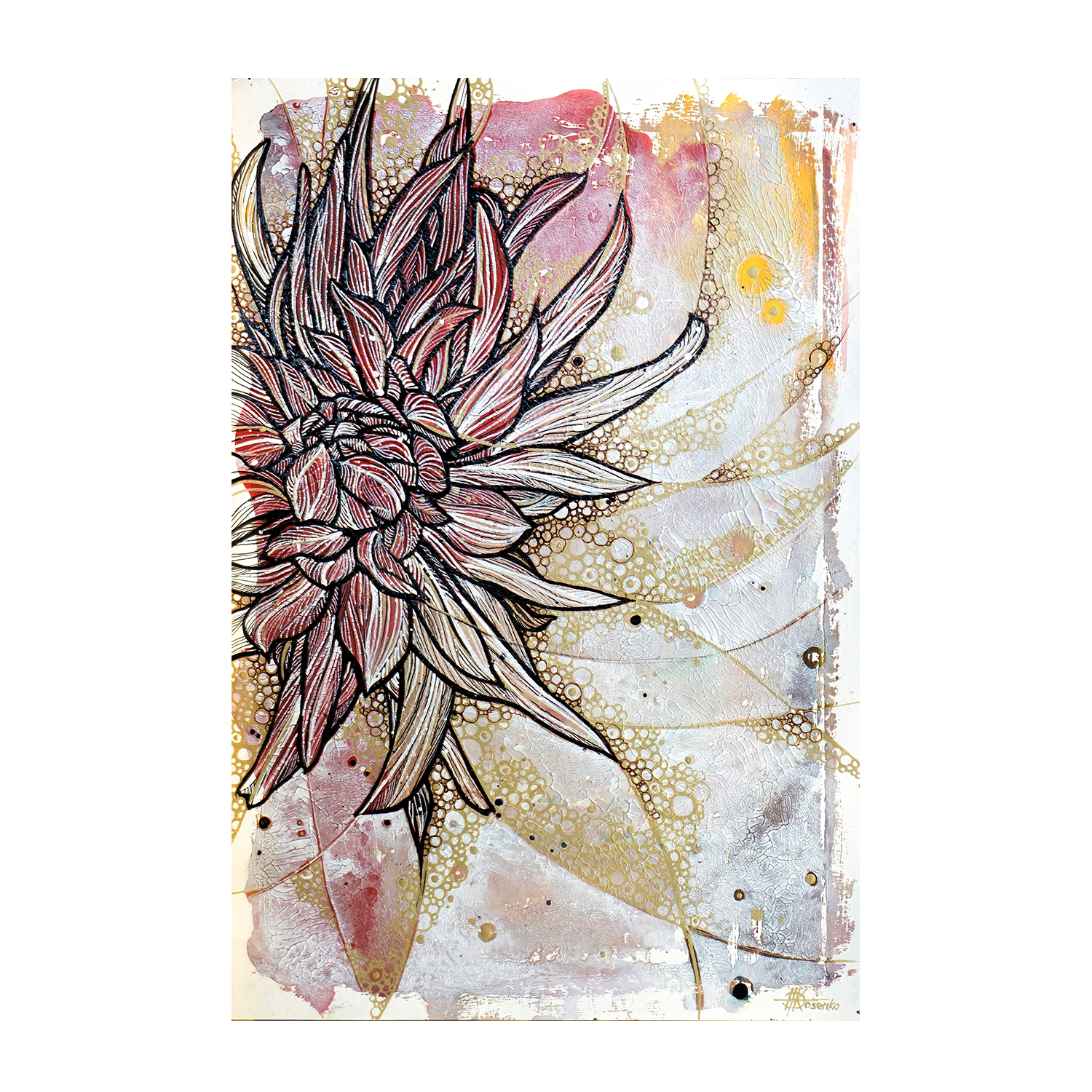 wall-art-print-canvas-poster-framed-Flower , By Olena Kosenko-1