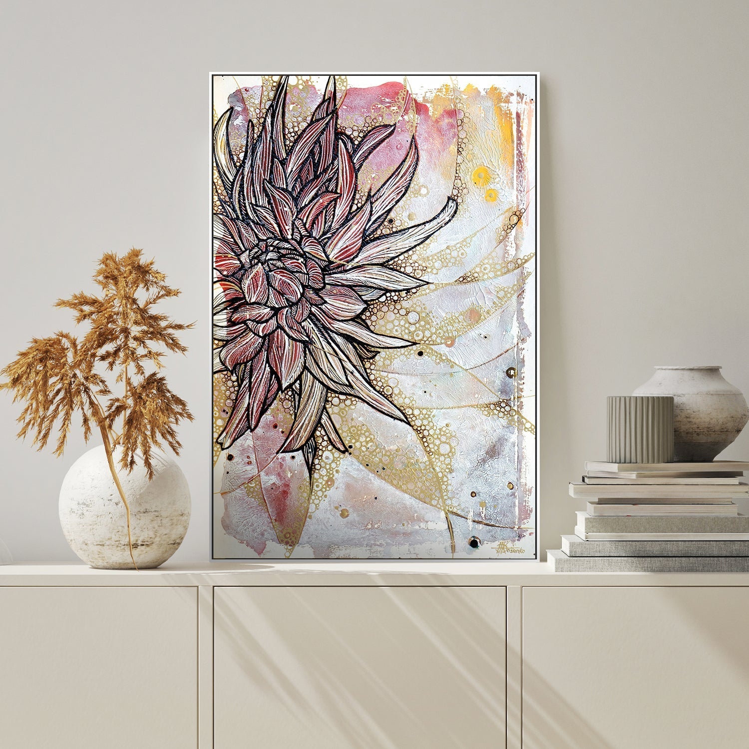 wall-art-print-canvas-poster-framed-Flower , By Olena Kosenko-7