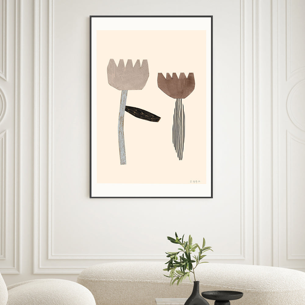 wall-art-print-canvas-poster-framed-Flower Collage-2