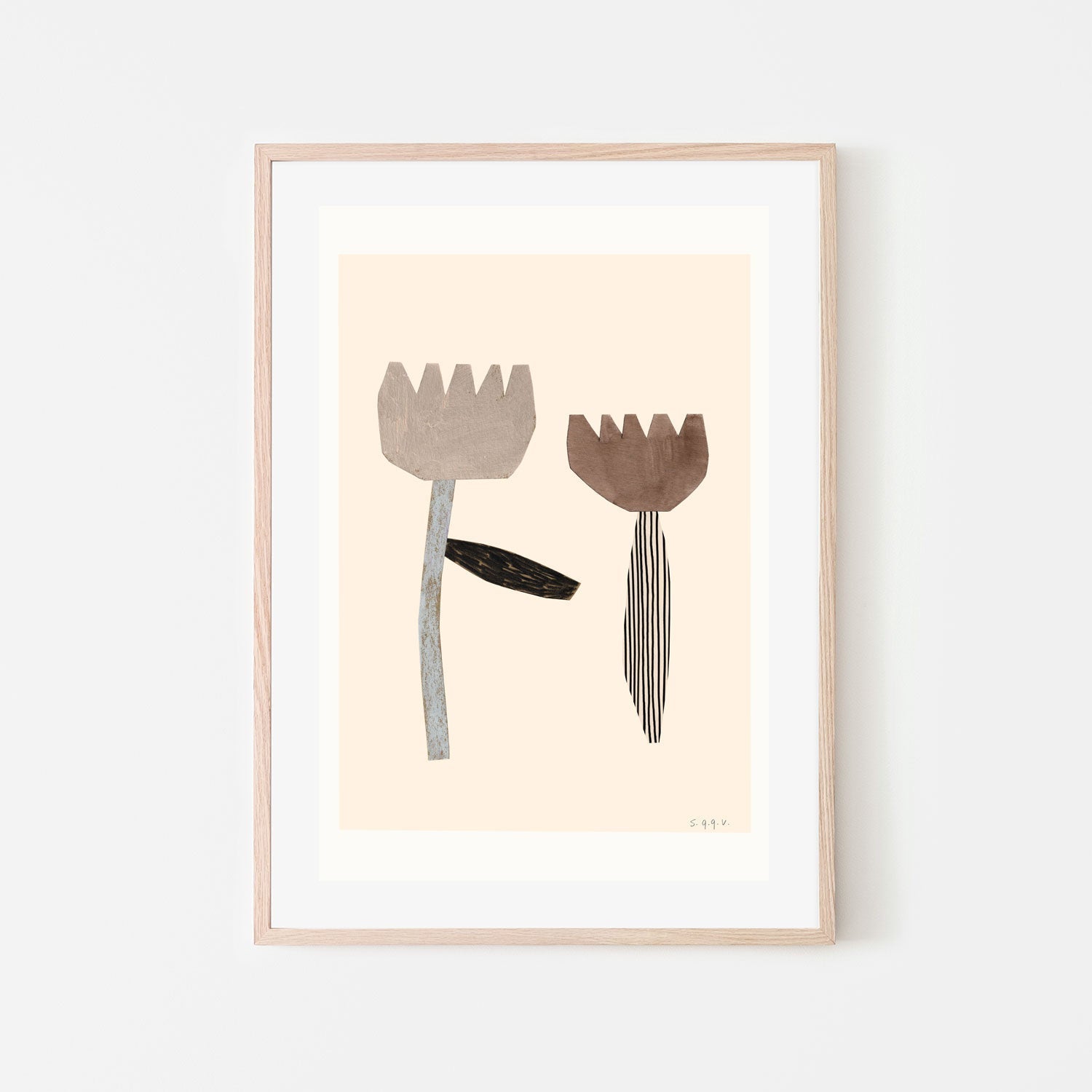 wall-art-print-canvas-poster-framed-Flower Collage-6