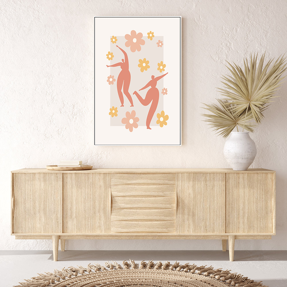 wall-art-print-canvas-poster-framed-Flower Dancers-GIOIA-WALL-ART