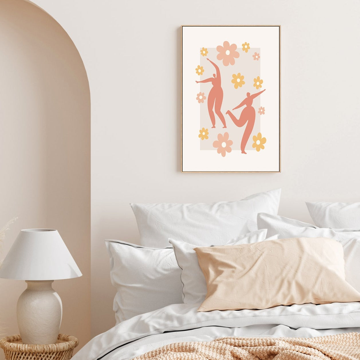 wall-art-print-canvas-poster-framed-Flower Dancers-GIOIA-WALL-ART