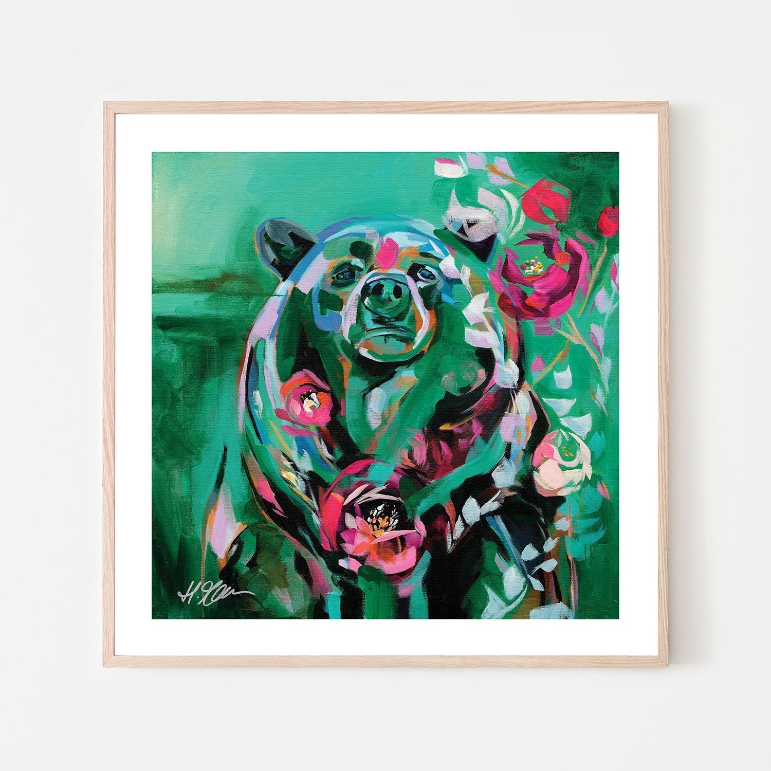 wall-art-print-canvas-poster-framed-Flower Fields , By Heylie Morris , By Heylie Morris-GIOIA-WALL-ART