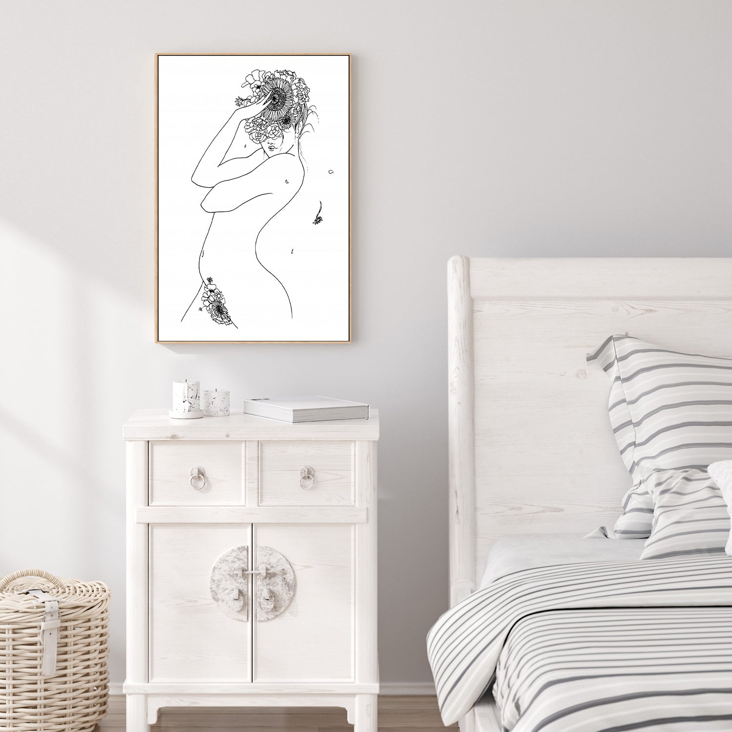 wall-art-print-canvas-poster-framed-Flower Girl-by-Plus X Studio-Gioia Wall Art