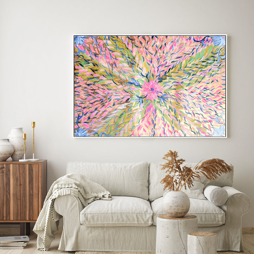 wall-art-print-canvas-poster-framed-Flower Power , By Nadar Musa-GIOIA-WALL-ART