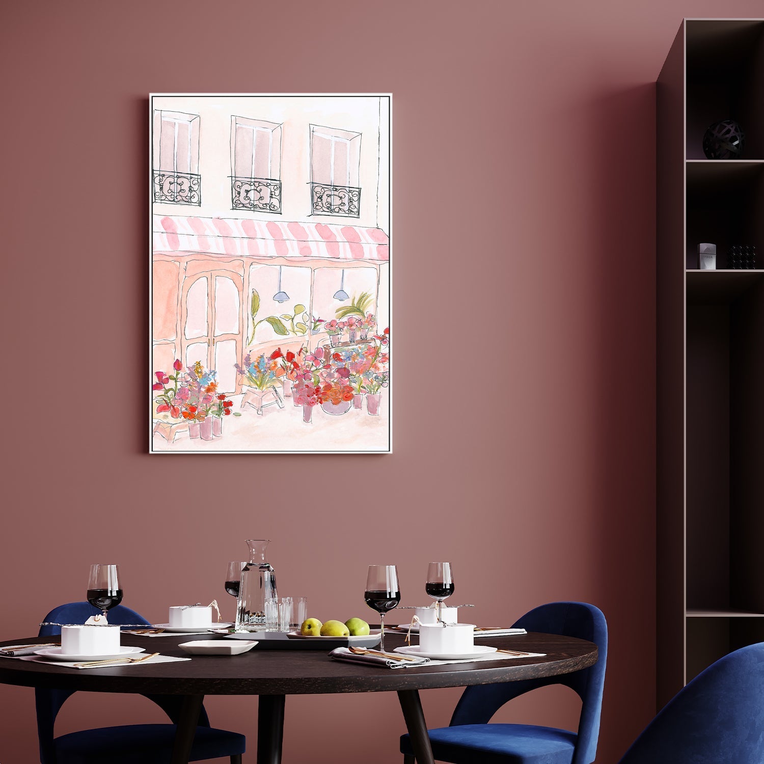 wall-art-print-canvas-poster-framed-Flower Shop , By Katharina Puritscher-2