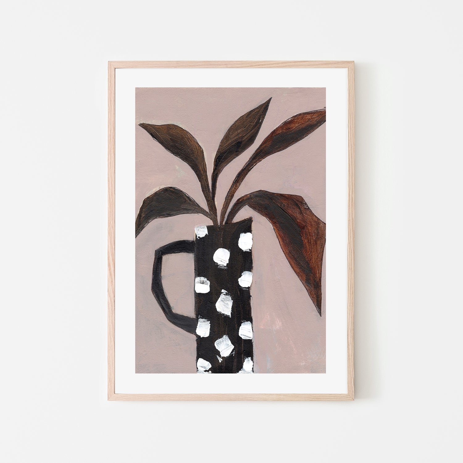 wall-art-print-canvas-poster-framed-Flower Vase, Style A , By Nikita Jariwala-6