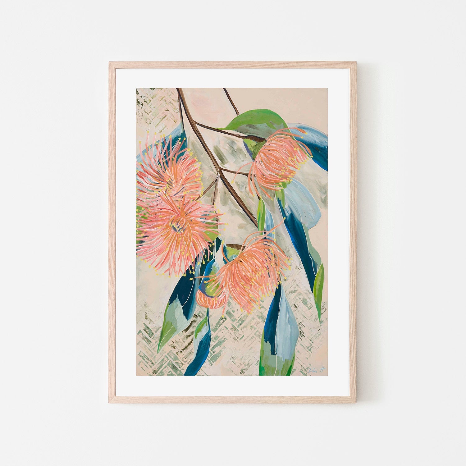 wall-art-print-canvas-poster-framed-Flowering Pastels-6